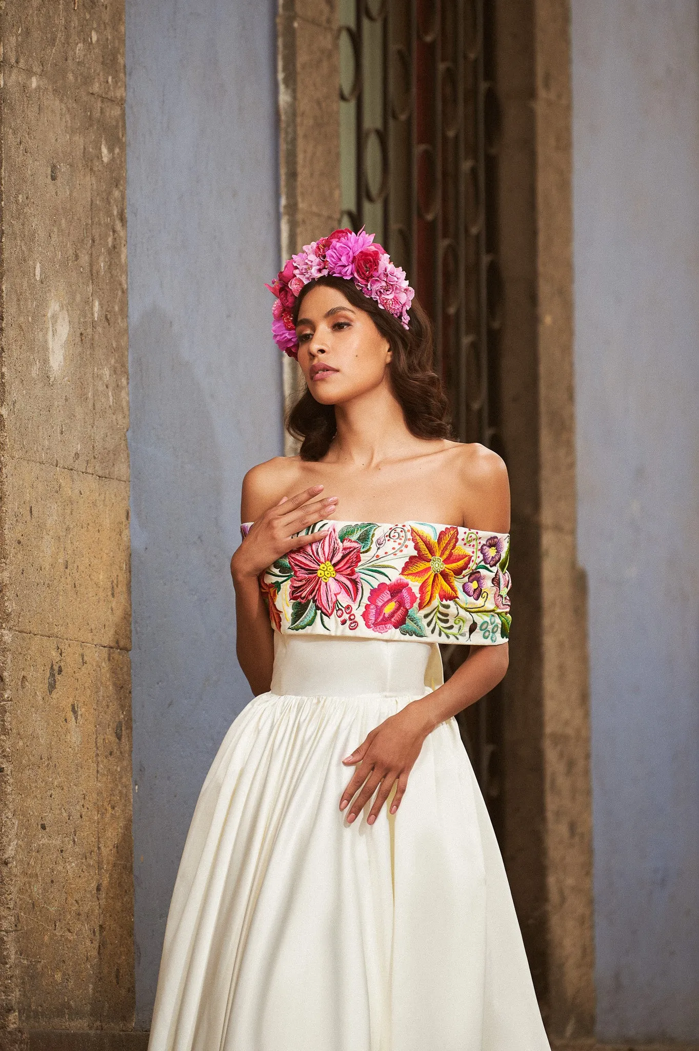 Magenta Flower Crown