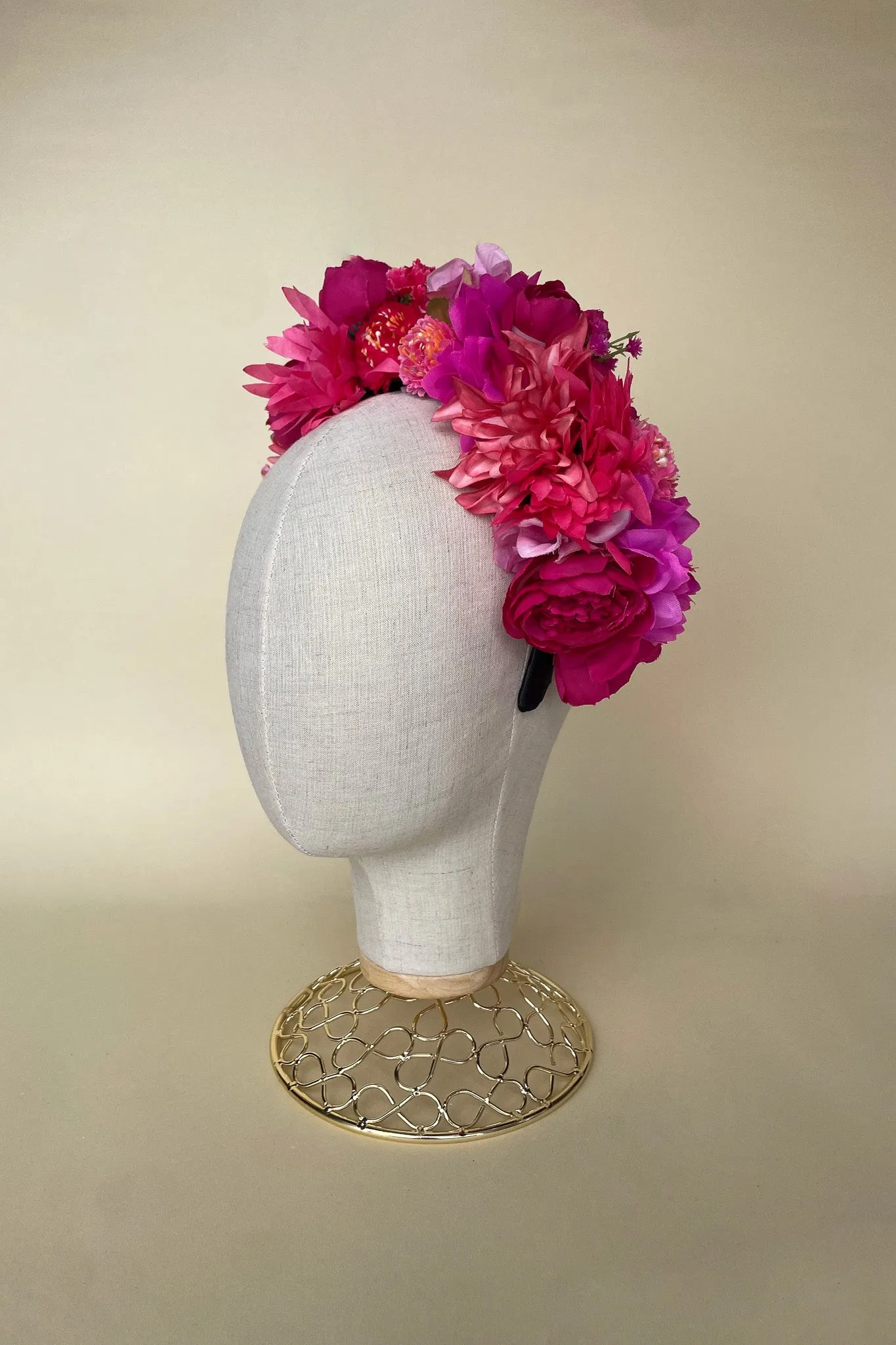 Magenta Flower Crown