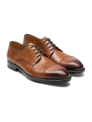 Magnanni Harlan Cap Toe Dress Shoe - Tobacco