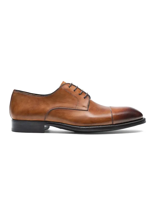 Magnanni Harlan Cap Toe Dress Shoe - Tobacco