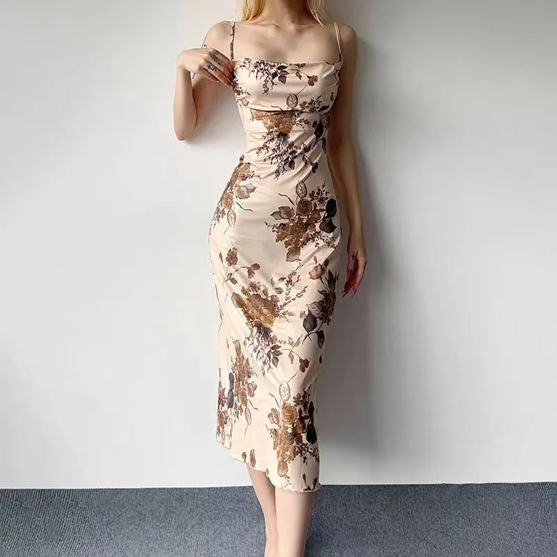Mature oil painting dress-D453 | Inspanda