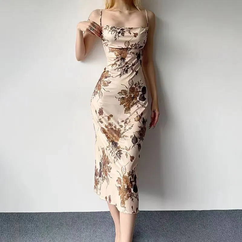 Mature oil painting dress-D453 | Inspanda