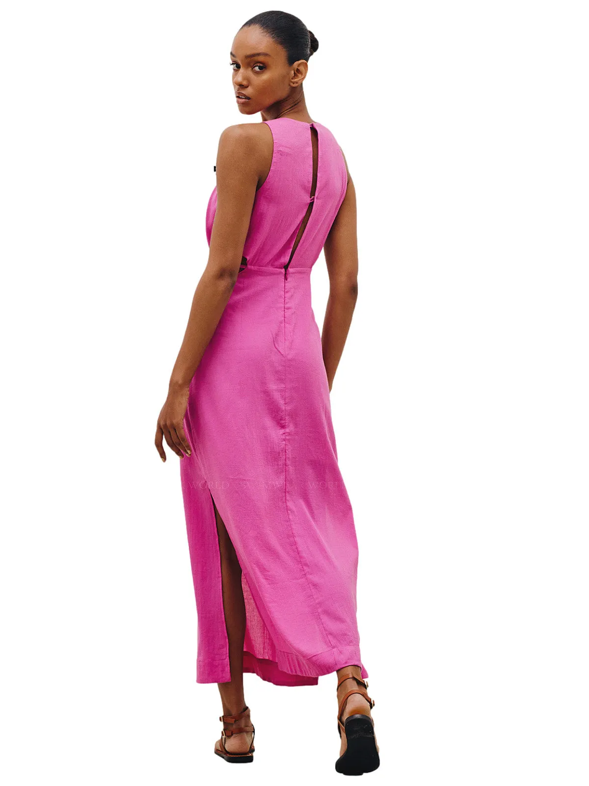 Maya Detail Long Dress ::RET