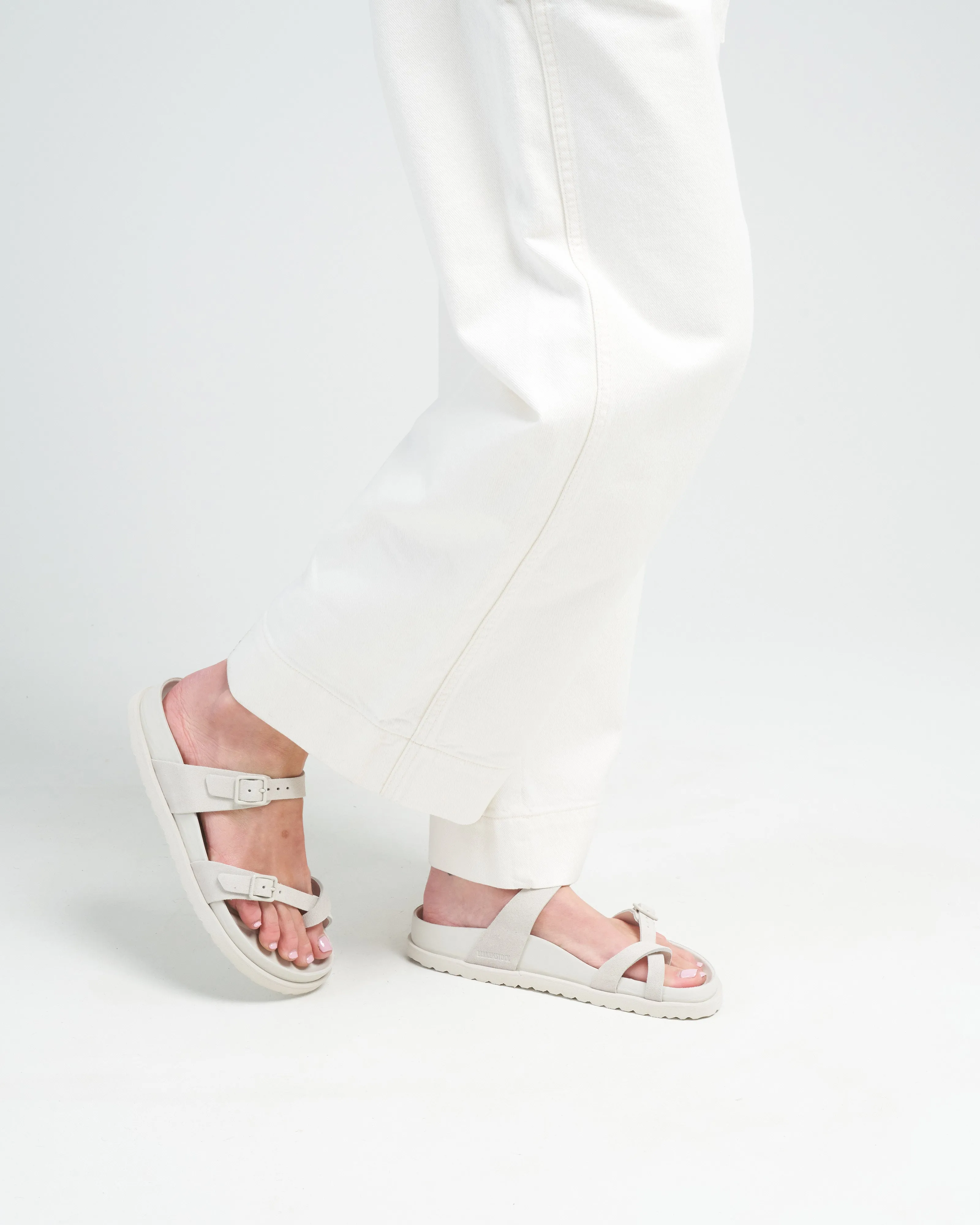 mayari suede sandal - bone