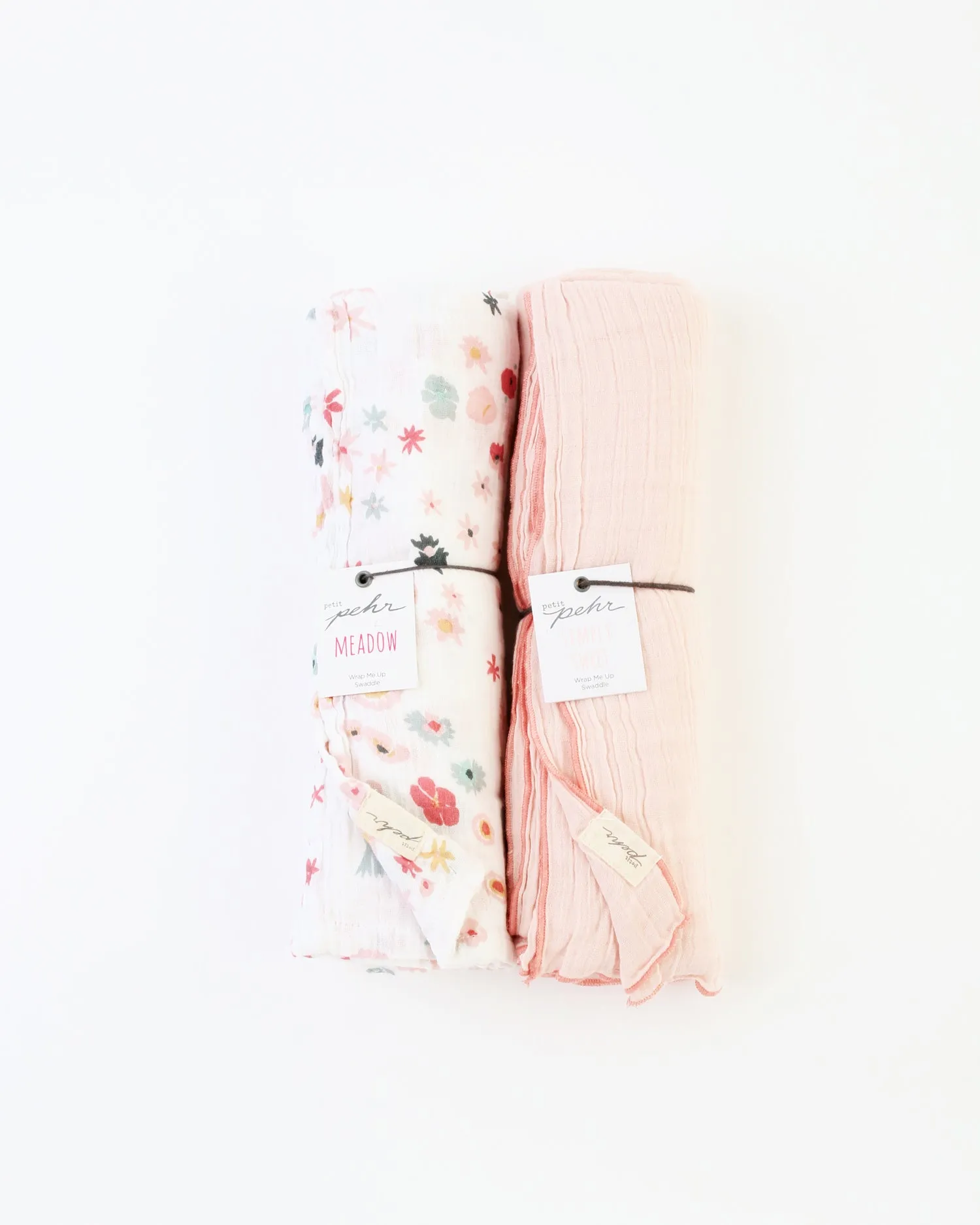 Meadow/Pink Swaddle Set