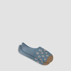 Medallion No-Show Socks