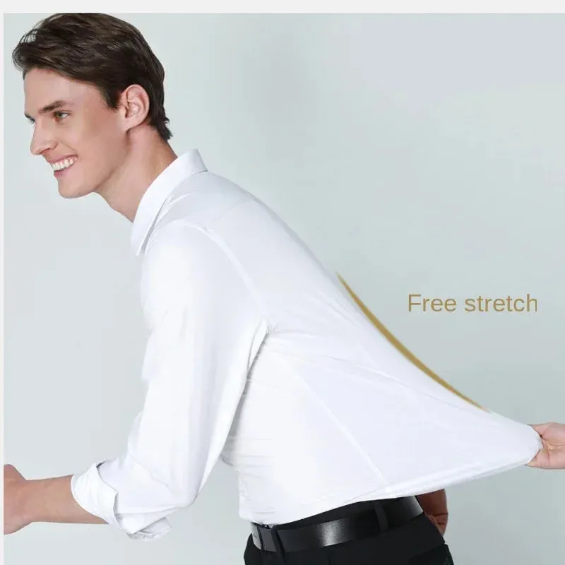 Men's Long-Sleeve Non-Iron Business Shirt