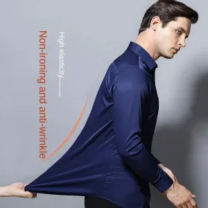 Men's Long-Sleeve Non-Iron Business Shirt