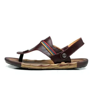 Men's Luxury Leather Sandals Up To Size 12