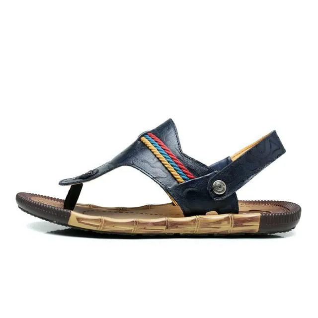 Men's Luxury Leather Sandals Up To Size 12