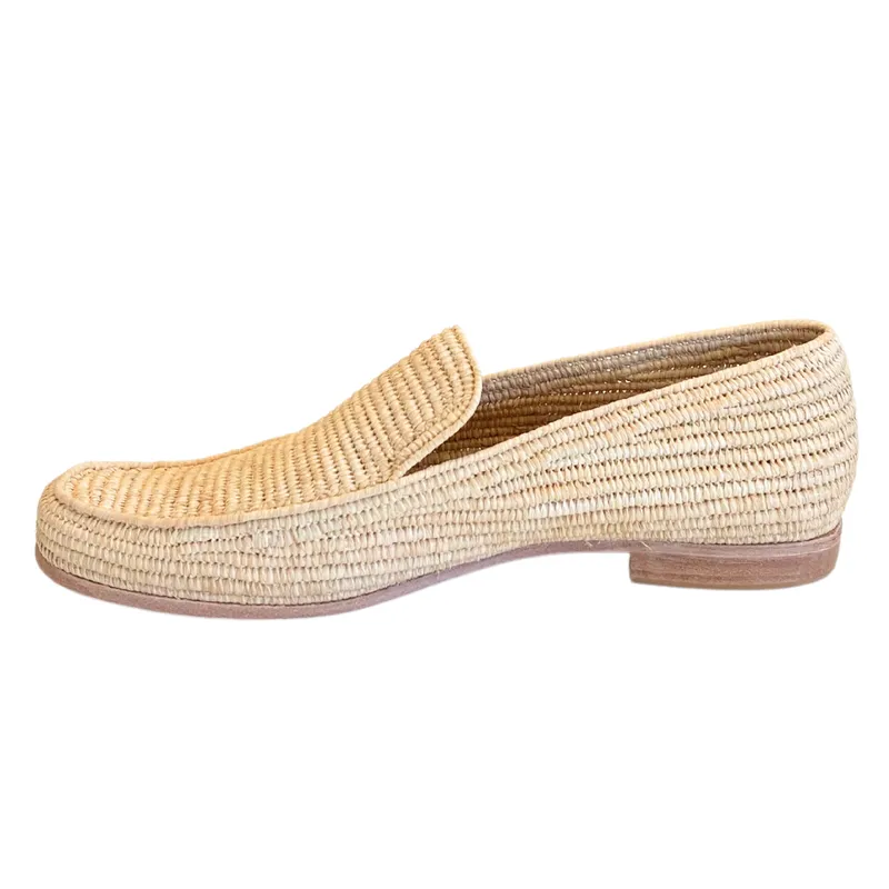 Men's Raffia Loafer Natural