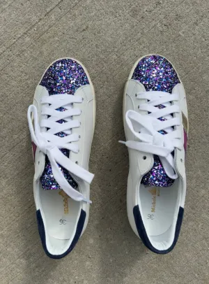 Michele Lopriore Nina Sneaker Purple Glitter