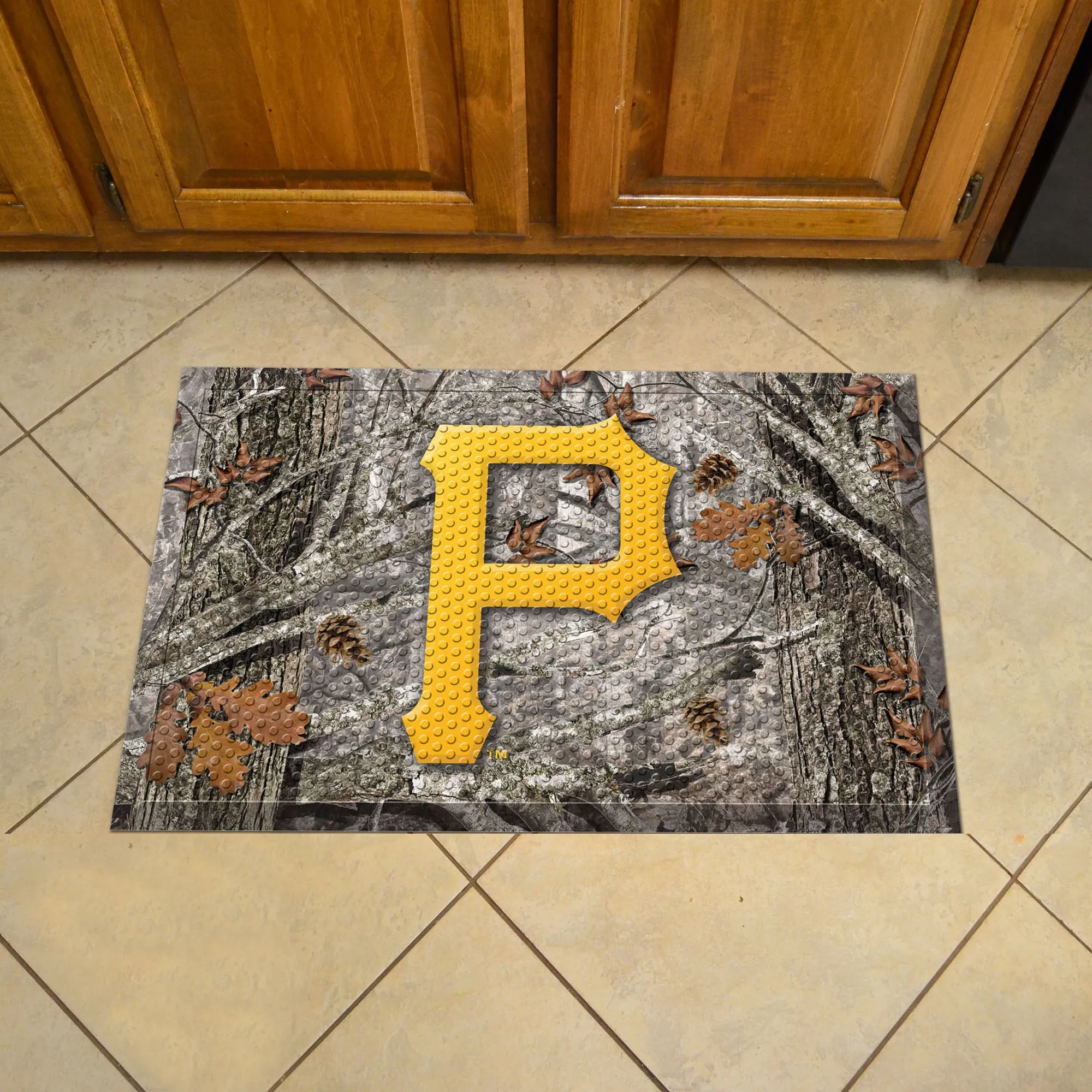 MLB - Pittsburgh Pirates Camo Scraper Mat