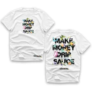 MMDS Flowers & Butterflies Black (M&B) | White Tee