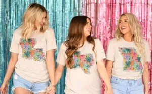 Mom Me - Floral State Tees