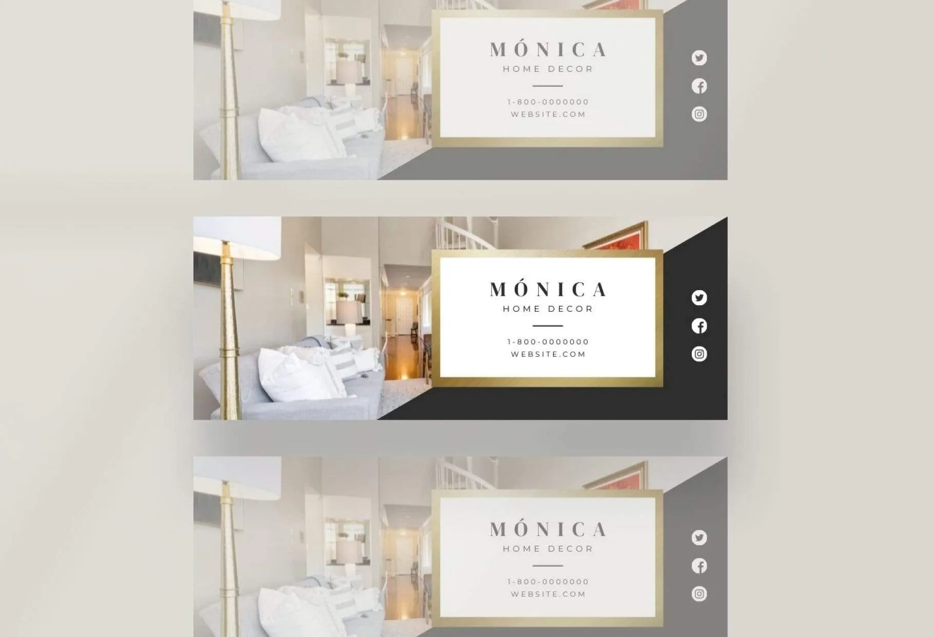 Monica Facebook Cover Canva Template