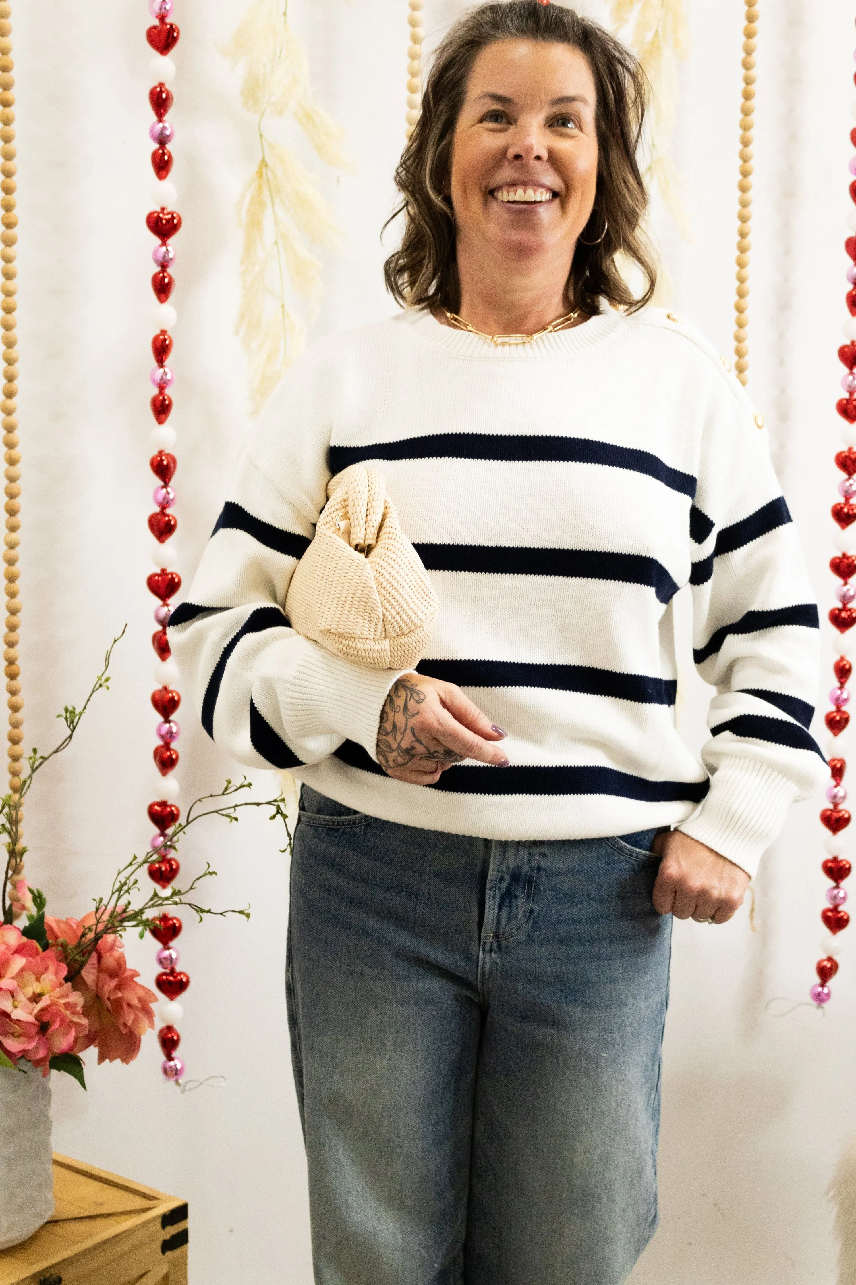 Monica Striped Sweater