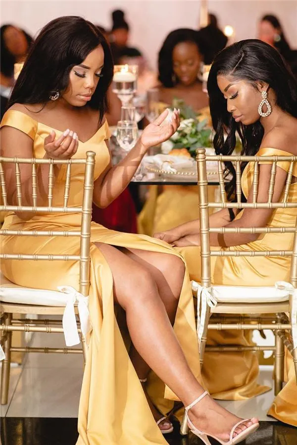 New Arrival Off-shoulder Mermaid Long Bridesmaid Dresses Online,RBWG0078