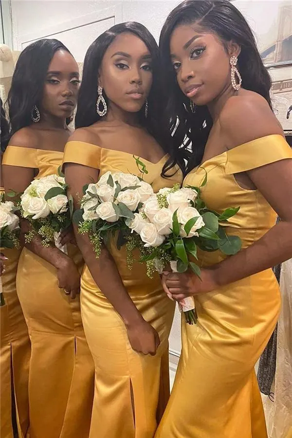 New Arrival Off-shoulder Mermaid Long Bridesmaid Dresses Online,RBWG0078