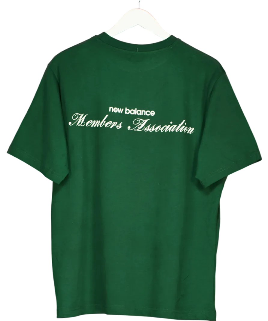 New Balance Athletic Shoes Boston M.a 1906 Dark Green Shirt UK M
