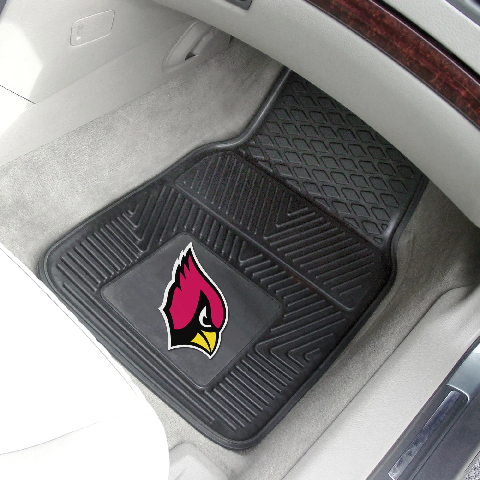 NFL - Arizona Cardinals 2-pc Vinyl Car Mat Set