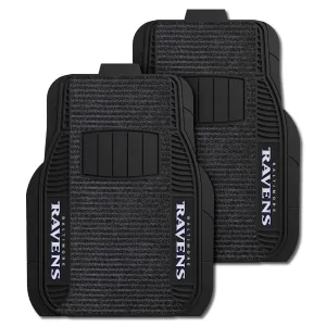 NFL - Baltimore Ravens 2-pc Deluxe Car Mat Set