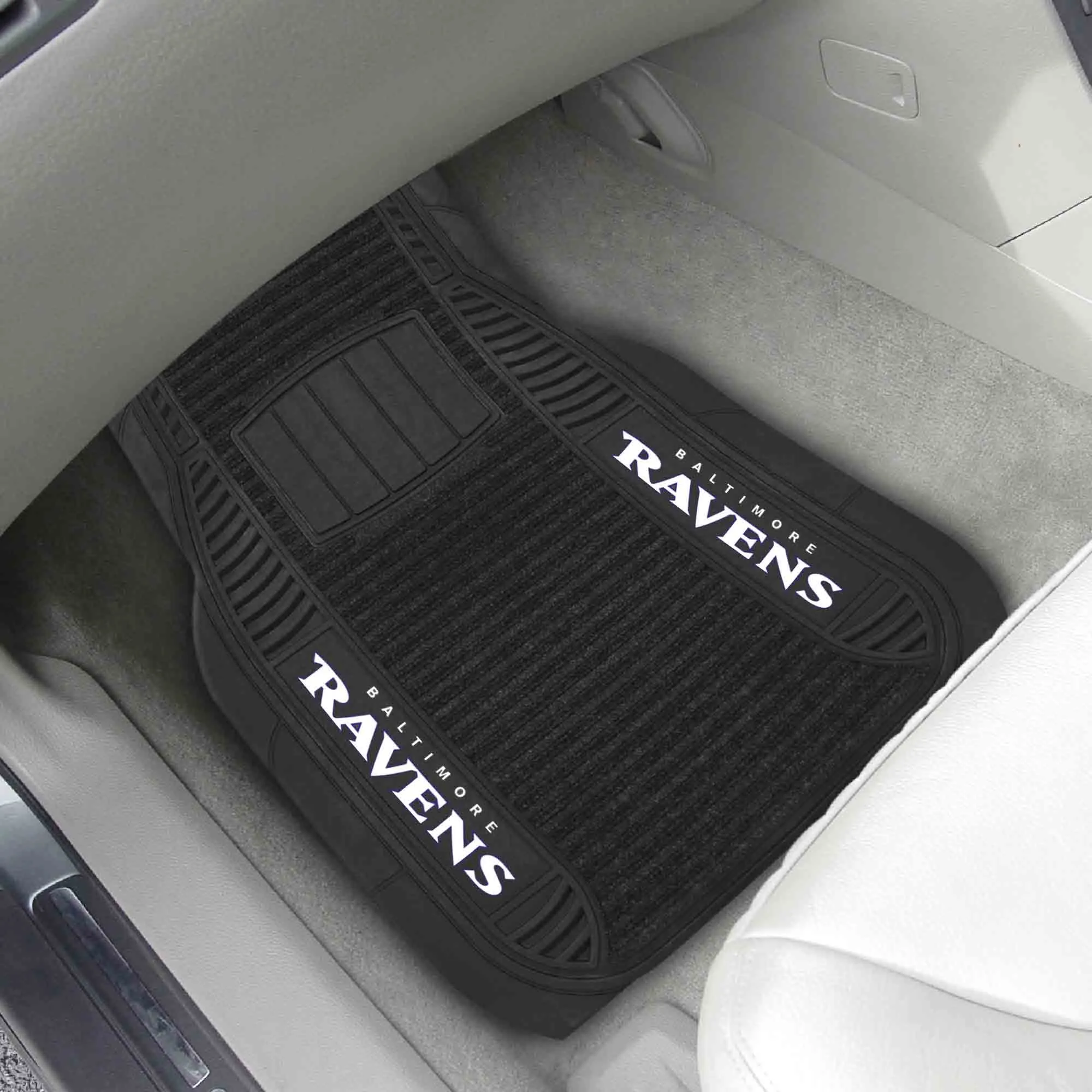 NFL - Baltimore Ravens 2-pc Deluxe Car Mat Set