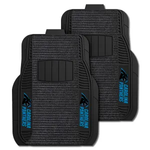 NFL - Carolina Panthers 2-pc Deluxe Car Mat Set
