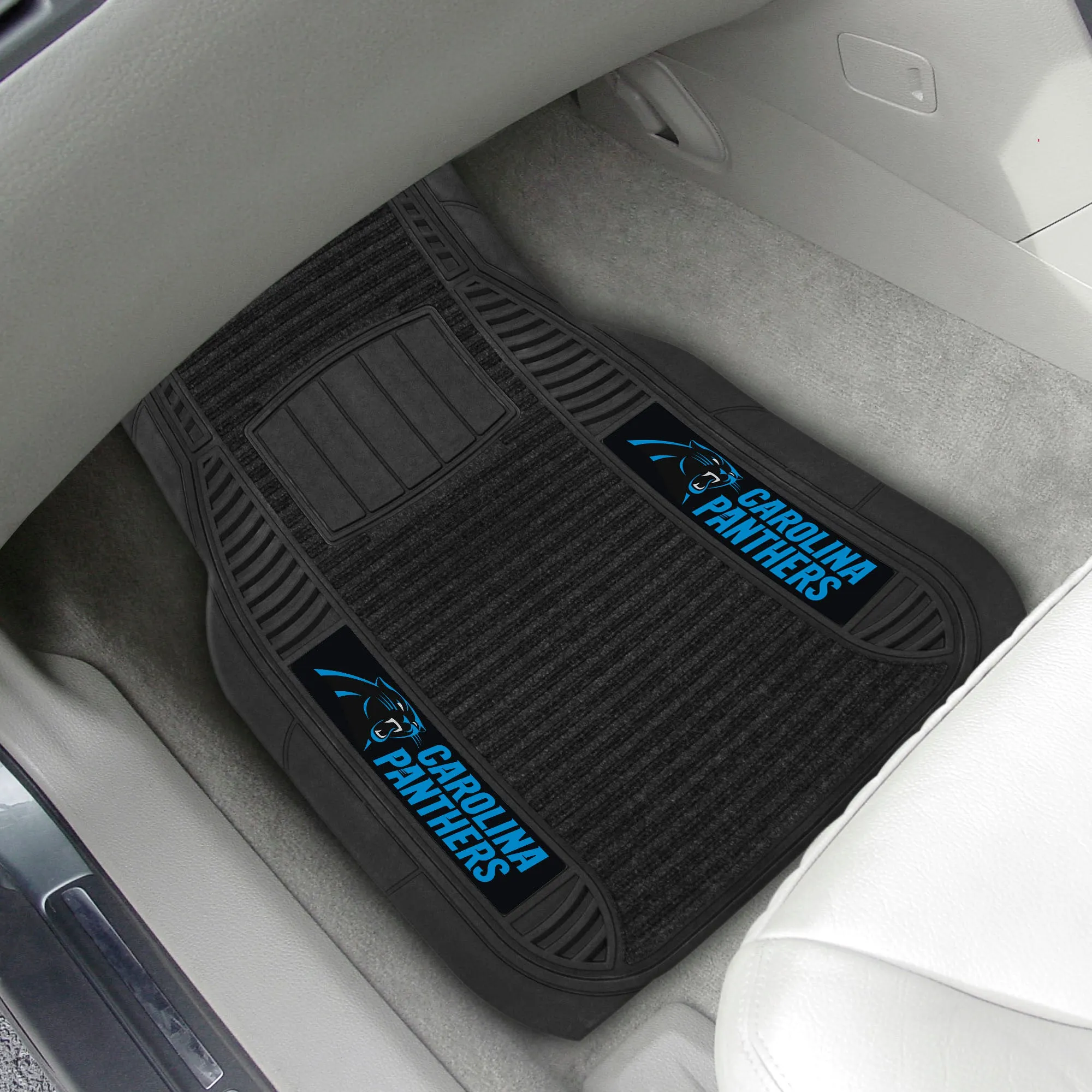 NFL - Carolina Panthers 2-pc Deluxe Car Mat Set