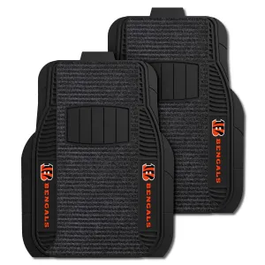 NFL - Cincinnati Bengals 2-pc Deluxe Car Mat Set