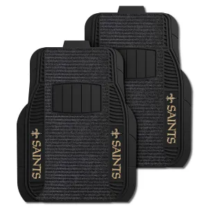 NFL - New Orleans Saints 2-pc Deluxe Car Mat Set