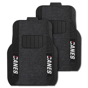 NHL - Carolina Hurricanes 2-pc Deluxe Car Mat Set