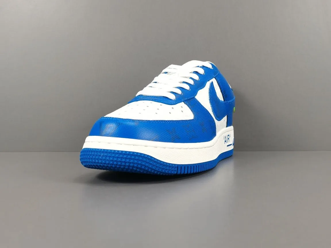 NIKE AIR FORCE 1 x LOUIS VUITTON BLUE/WHITE