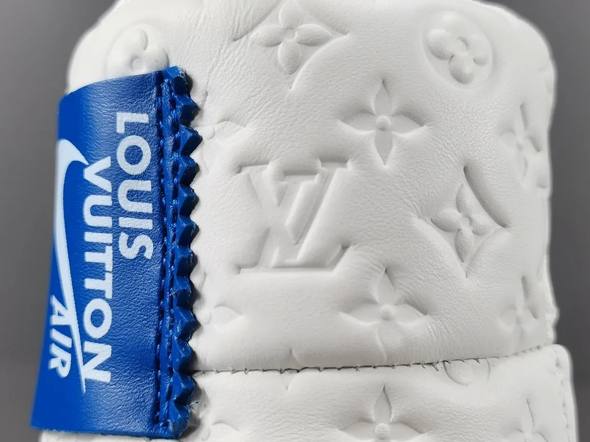 NIKE AIR FORCE 1 x LOUIS VUITTON BLUE/WHITE