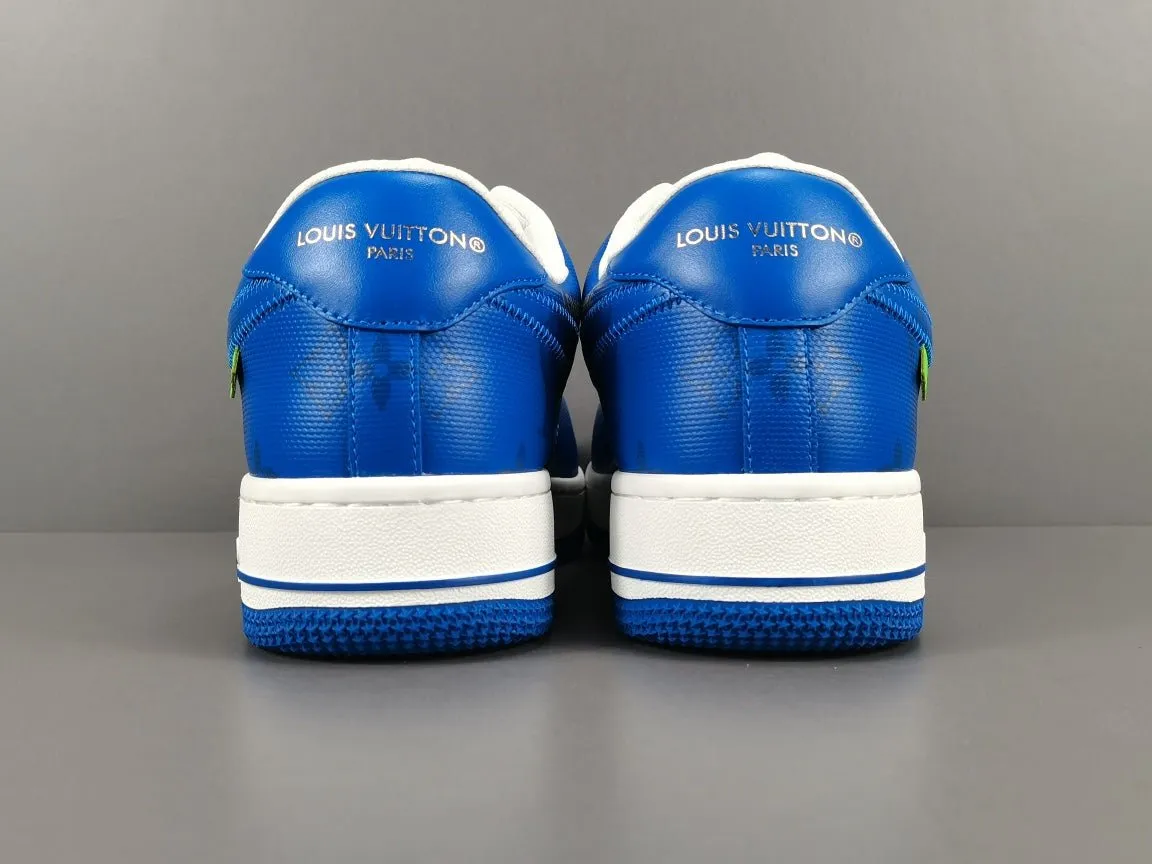 NIKE AIR FORCE 1 x LOUIS VUITTON BLUE/WHITE