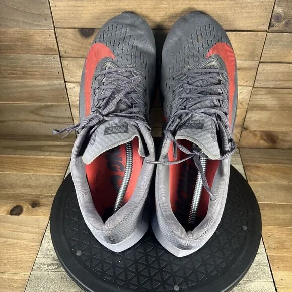 Nike Mens Sz 12 Zoom Fly Gunsmoke/Bright Crimson 880848-004 Athletic Shoes