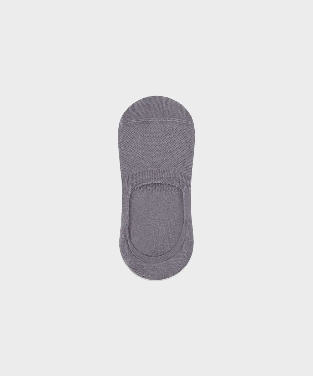 No Show Socks 3-Pack Grey