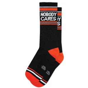 NOBODY CARES GYM CREW SOCKS
