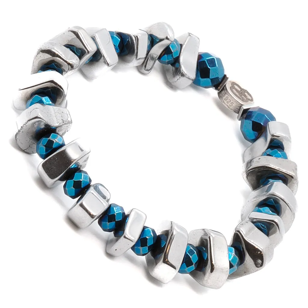 Nugget Hematite Energy Beaded Bracelet