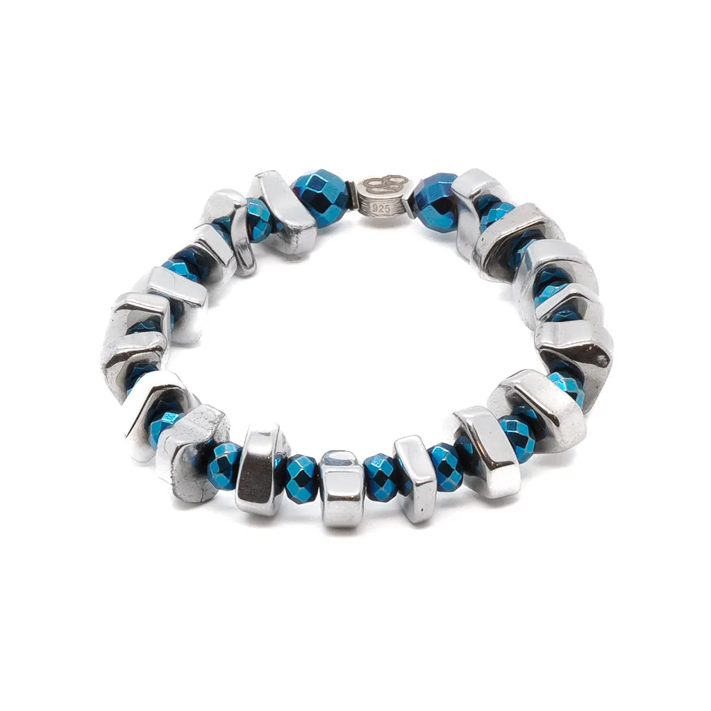 Nugget Hematite Energy Beaded Bracelet