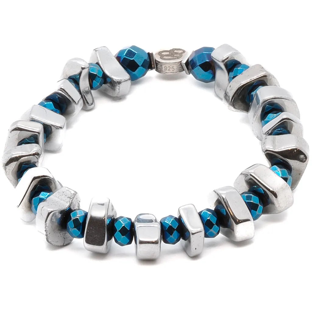 Nugget Hematite Energy Beaded Bracelet