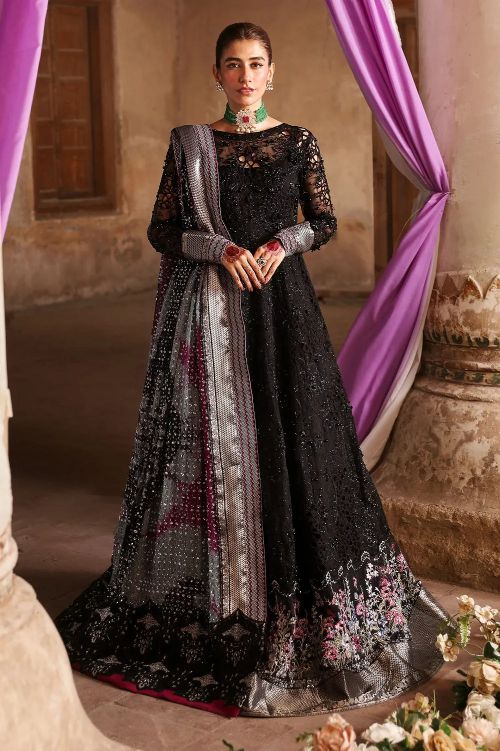 Nureh | jhoomro unstitched luxury formal - NL-73
