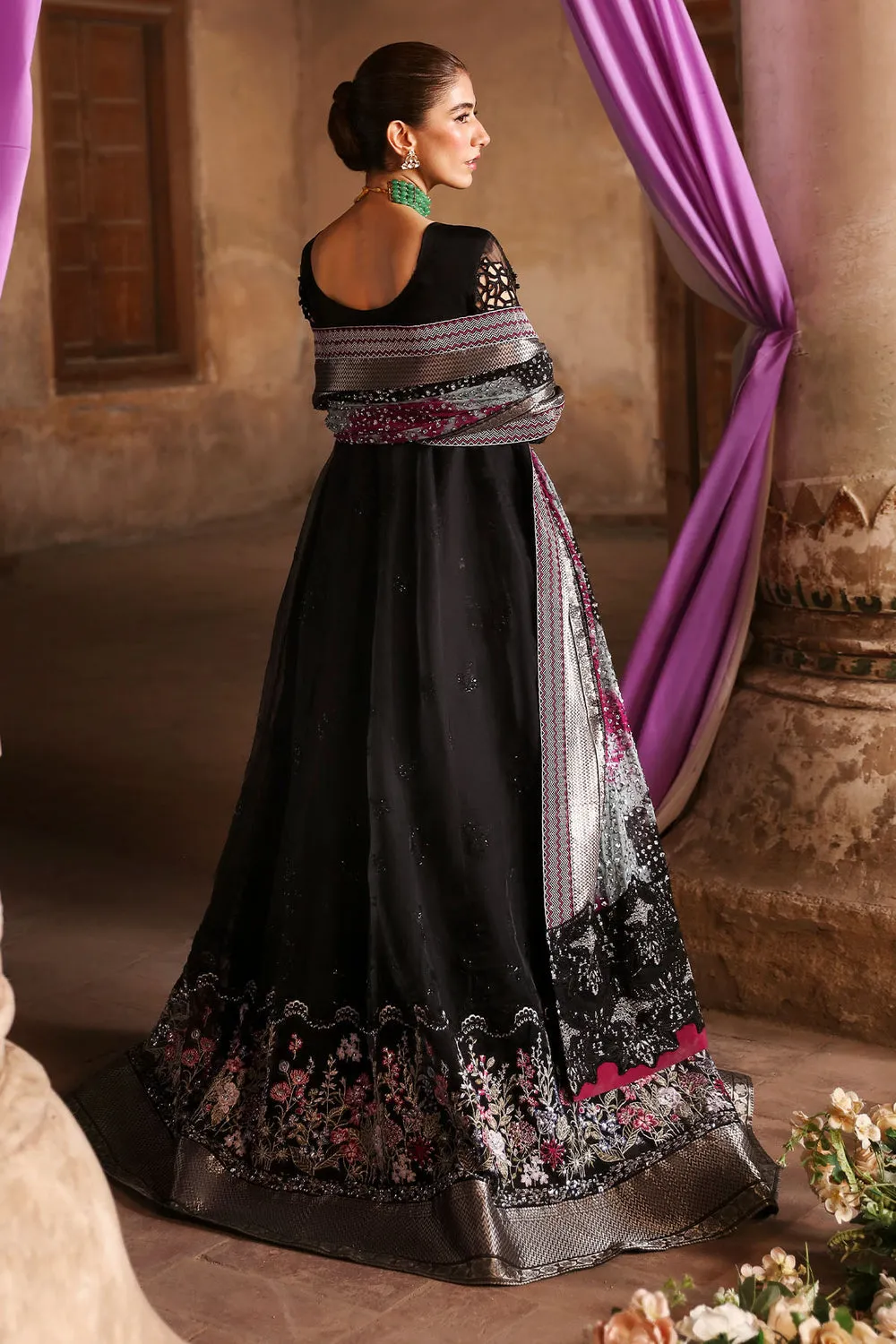 Nureh | jhoomro unstitched luxury formal - NL-73