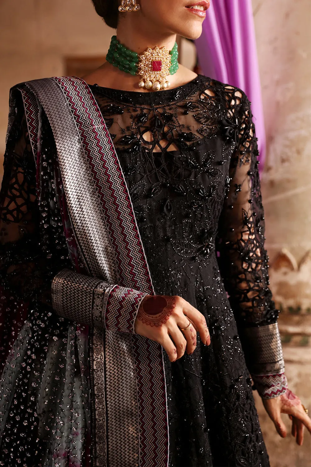 Nureh | jhoomro unstitched luxury formal - NL-73