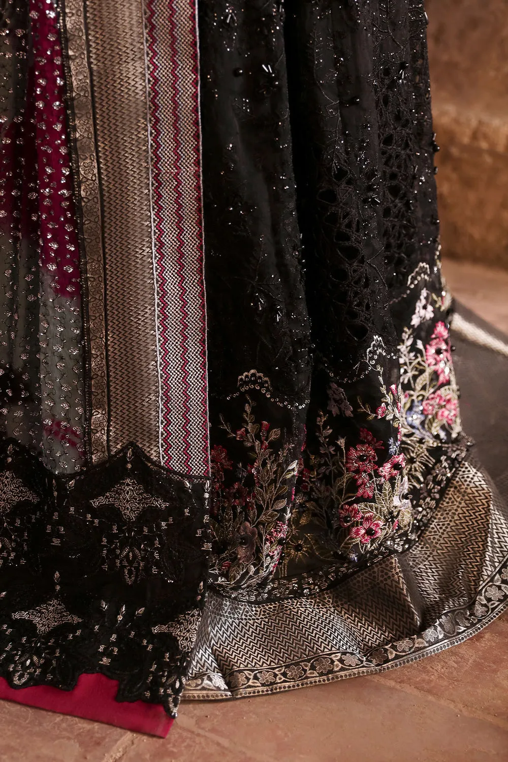 Nureh | jhoomro unstitched luxury formal - NL-73