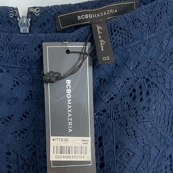 NWT! BCBG MaxAzria women’s dark blue skirt