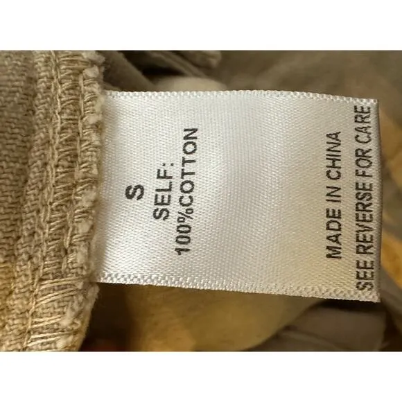 NWT Heatherly Tan Soft Denim Skirt Sz S