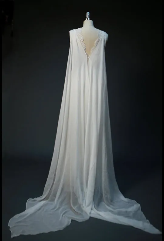 ON6170 Lace Detachable Caplet Wedding Dress