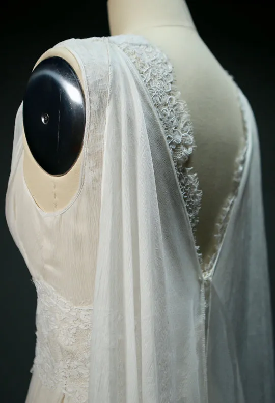 ON6170 Lace Detachable Caplet Wedding Dress