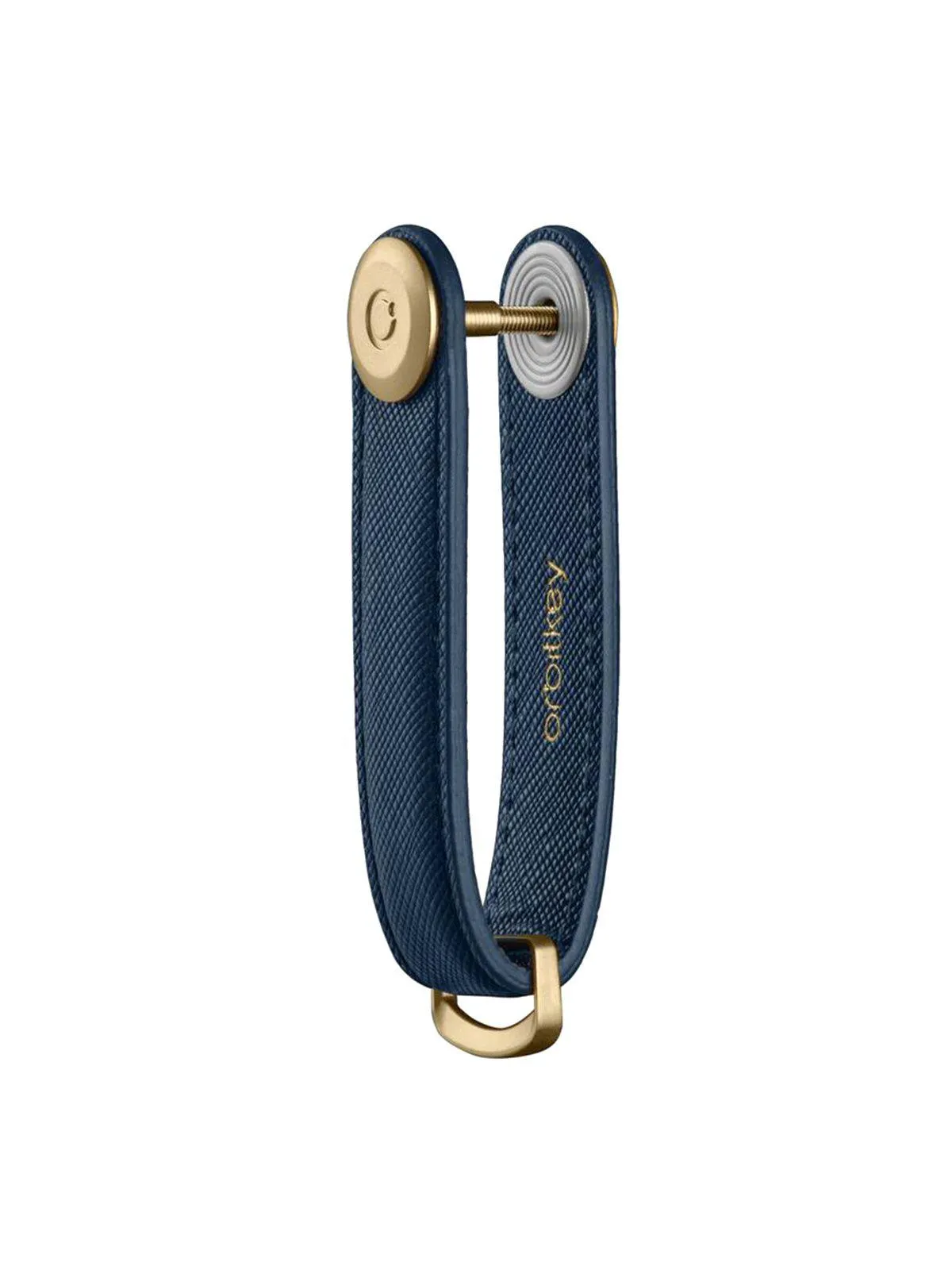 Orbitkey Saffiano Leather Key Organiser Oxford Navy